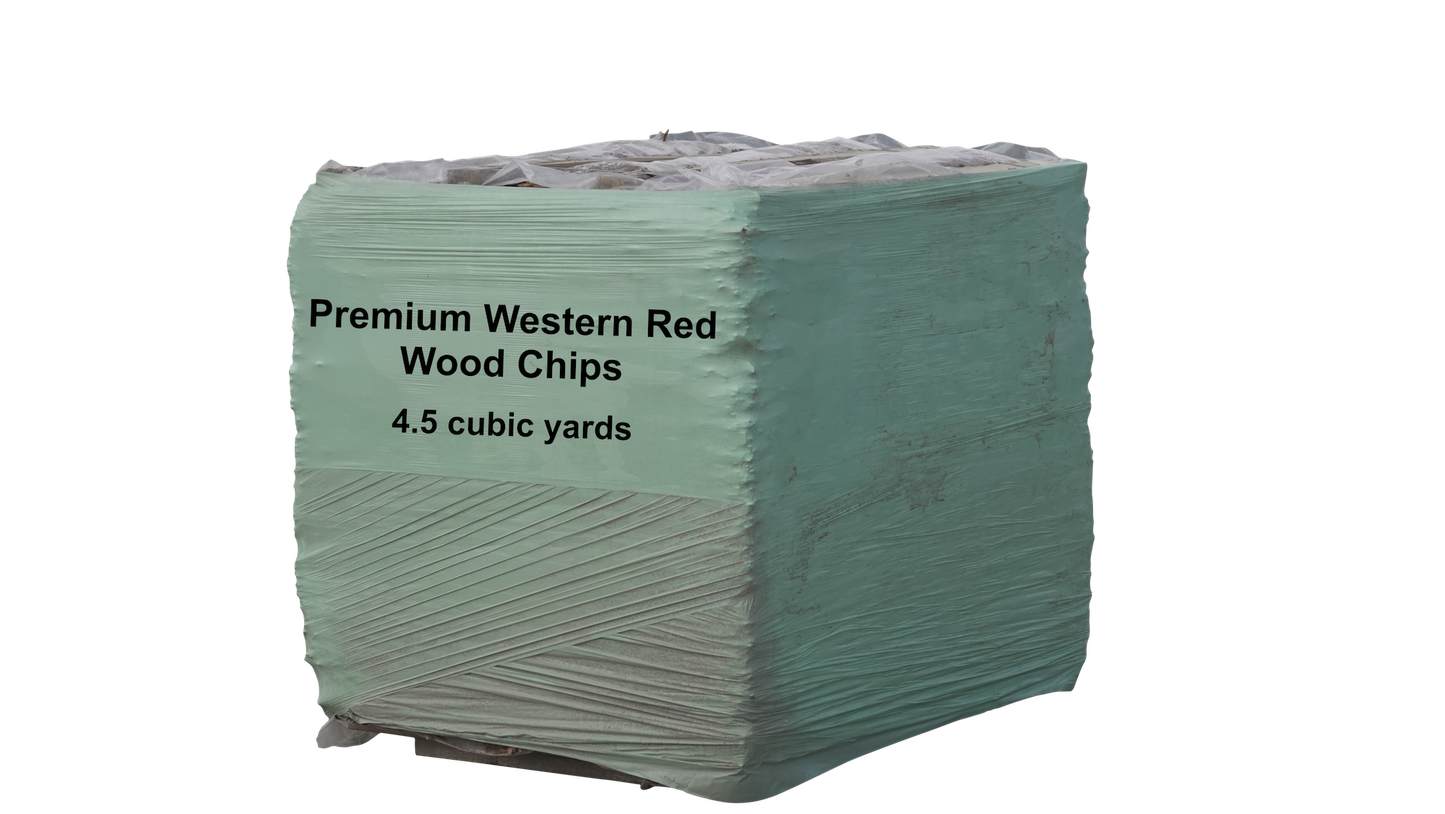Western Red Cedar Wood Chips - 4.5 Cubic Yard Bales